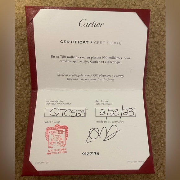 Cartier Juste un clou rose gold ring size 54 (6.75) - Picture 4 of 4